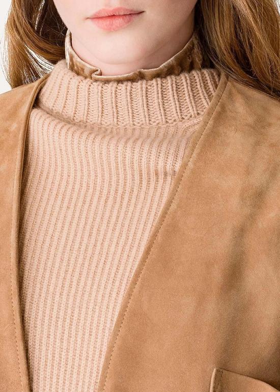  포르테포르테 무스탕 포르테 포르테 스웨이드 기모노 - FORTE FORTE