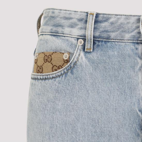 25FW 구찌 블루 데님 팬츠 835219 XDDCY 4452 LIGHT BLUE MIX - GUCCI