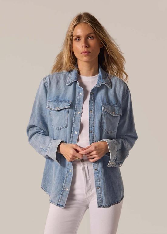  Betro Simone 데님 셔츠 베카 웨스턴 셔츠