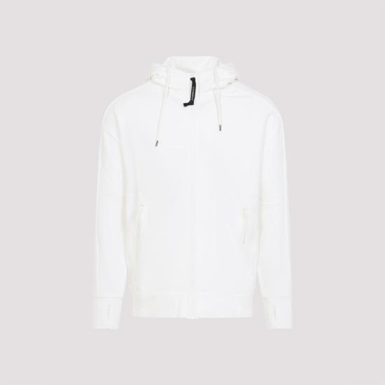 25FW 씨피 컴퍼니 레이즈드 플리스 후드 집업 RCCMSS715A 005086W 103 GAUZE WHITE