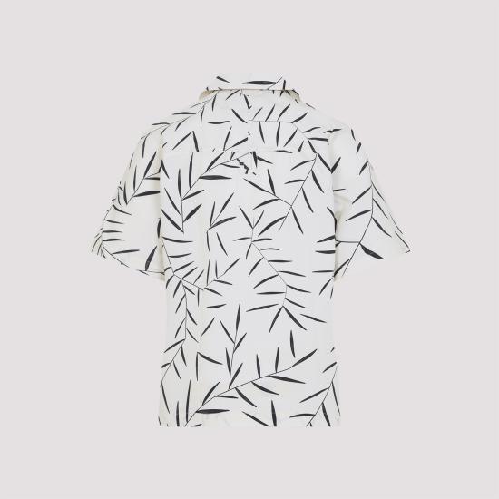 25FW 자크뮈스 반팔 셔츠 SHM00535AW00208 1KL PRINT FOLIAGE OFF WHITE B - JACQUEMUS