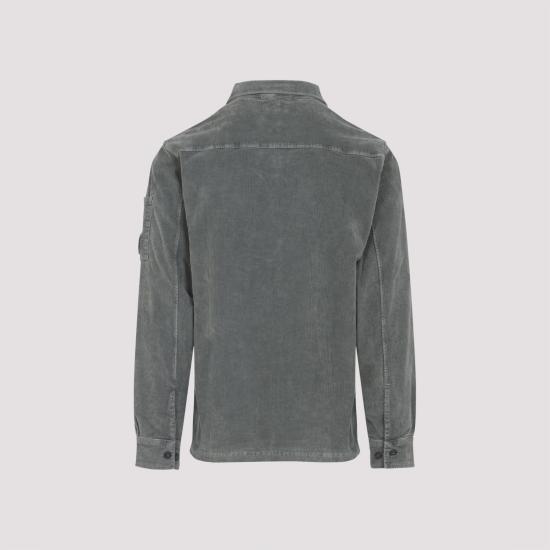 25FW 씨피 컴퍼니 코듀로이 렌즈 롱슬리브 버튼 셔츠 19CMSH071A 006410O 921 GUNMETAL - C.P. COMPANY