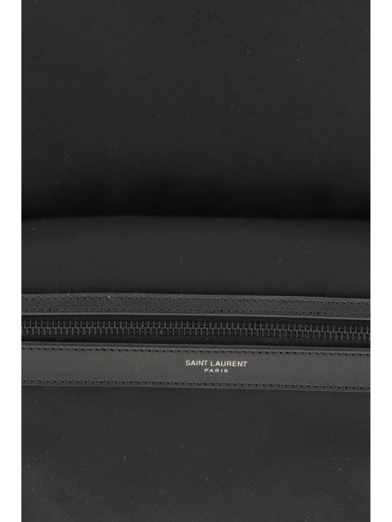 25FW 생로랑 CITY 시티 클래식 로고 백팩 534967FAEY2 1000 BLACK - SAINT LAURENT
