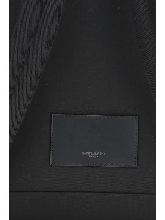 25FW 생로랑 CITY 시티 클래식 로고 백팩 534967FAEY2 1000 BLACK - SAINT LAURENT