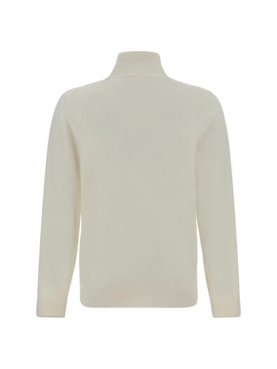 25FW 브루넬로 쿠치넬리 터틀넥 M2200103 CO312 WHITE - BRUNELLO CUCINELLI