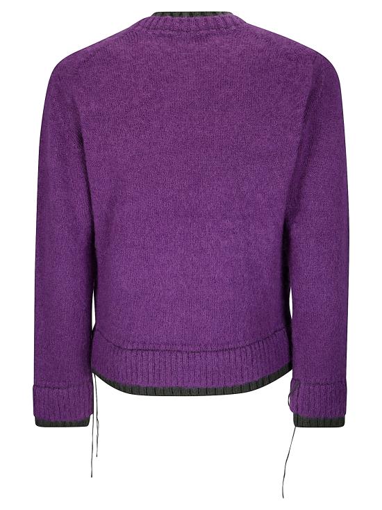 25FW 사카이 긴팔 티셔츠 2503840M 476 PURPLE - SACAI