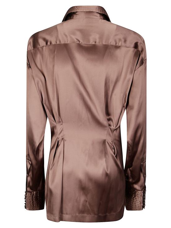 25FW 드리스 반 노튼 블라우스 2520107812032 703 BROWN - DRIES VAN NOTEN