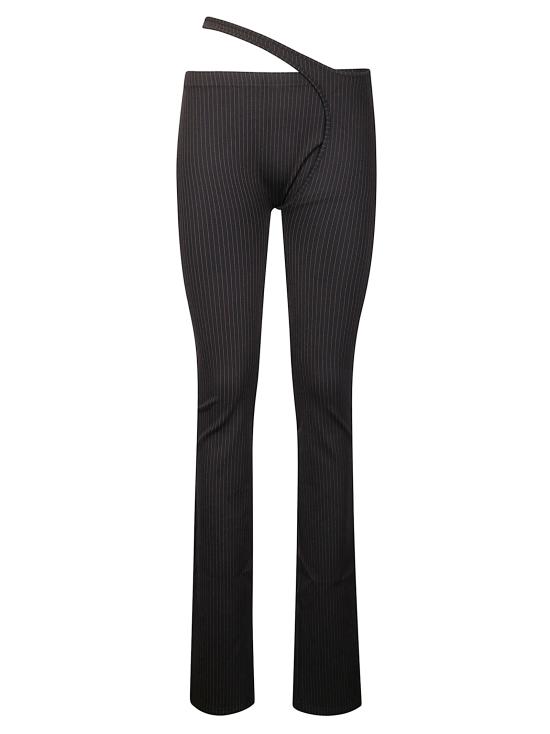 25FW 오토링거 레깅스 10280060303 BLK Black Pinstripe