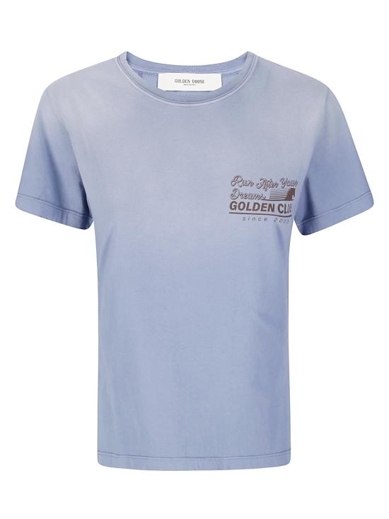 25FW 골든구스 반팔 티셔츠 GWP02322P002124 50270 CHINA BLUE