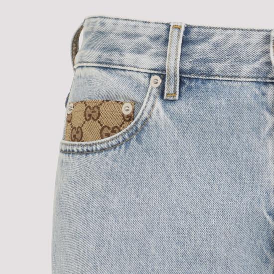 25FW 구찌 블루 데님 팬츠 835219 XDDCY 4452 BLUE - GUCCI