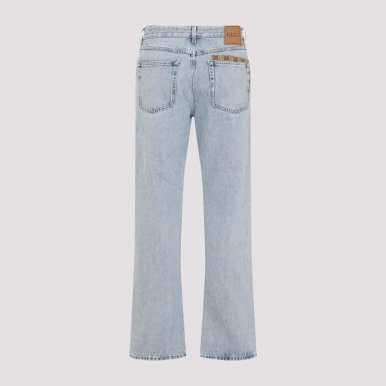 25FW 구찌 블루 데님 팬츠 835219 XDDCY 4452 BLUE - GUCCI