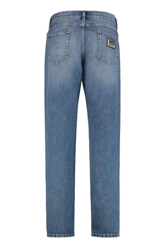 25FW 돌체앤가바나 레귤러 코튼 진 GYJCCDG8NR9 S9001 Navy - DOLCE & GABBANA