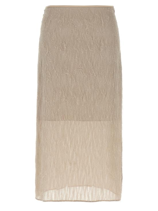 25FW 페세리코 미디 스커트 E0531204789944 Gray