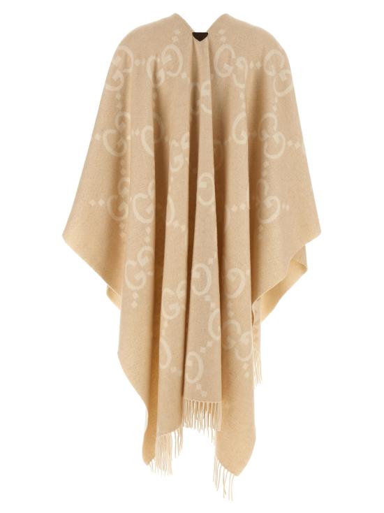 26SS 구찌 케이프 7743084GABX9877 Beige - GUCCI