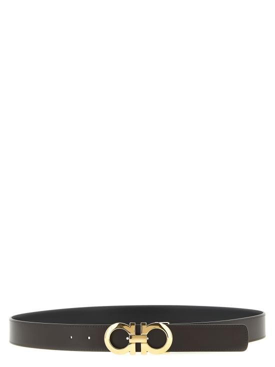 26FW 살바토레 페라가모 가죽 벨트 586940NERO Multicolor - SALVATORE FERRAGAMO