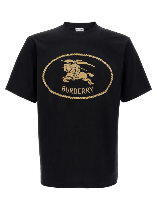 26FW 버버리 나이트 스탬프 코튼 티셔츠 8110953BLACK
