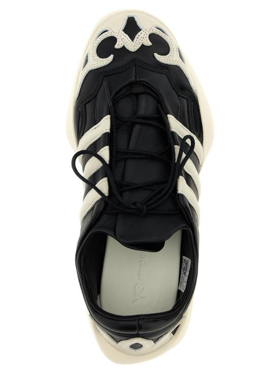 25FW 와이쓰리 스니커즈 JR3600BLACKALUMINIA White Black - Y-3