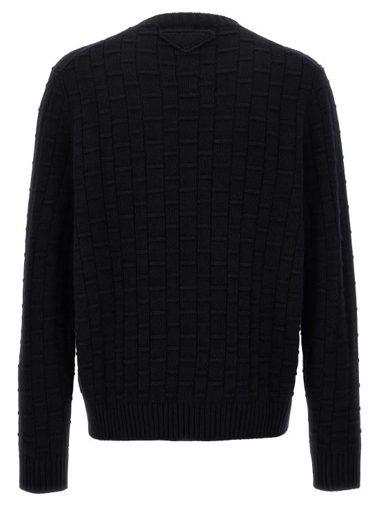 25FW 프라다 스웨터 UMB889SOOO15TOF0008 Blue - PRADA