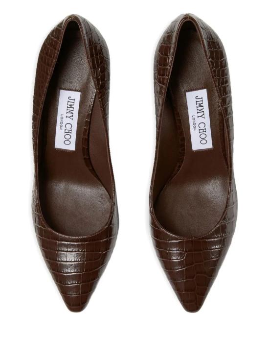 25FW 지미추 힐/펌프스 ROMY 85 CCL CHOCOLATE - JIMMY CHOO
