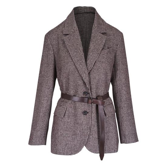 25FW 브루넬로 쿠치넬리 수트 자켓 MV4047398 C007 BROWN