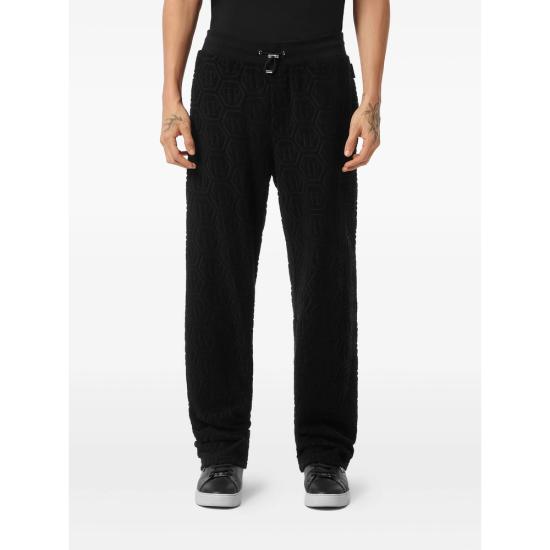 25FW 필립 플레인 스트레이트 팬츠 MJT2658 PTE021N 02 BLACK - PHILIPP PLEIN