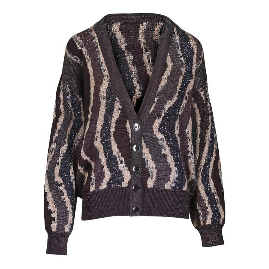 25FW 미소니 가디건 DS25WM0C BK01C8 S80E2 BROWN