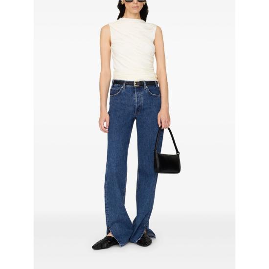 25FW 애니빙 블라우스 A 08 10038 IVY1 WHITE - ANINE BING