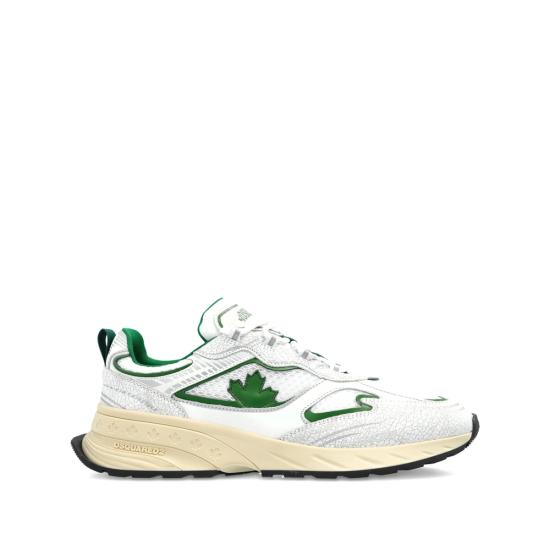 25FW 디스퀘어드2 스니커즈 SNM0444 43108445 M4142 WHITE GREEN - DSQUARED2