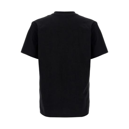 25FW 모스키노 반팔 티셔츠 5241 A0713 1555 BLACK WHITE - MOSCHINO