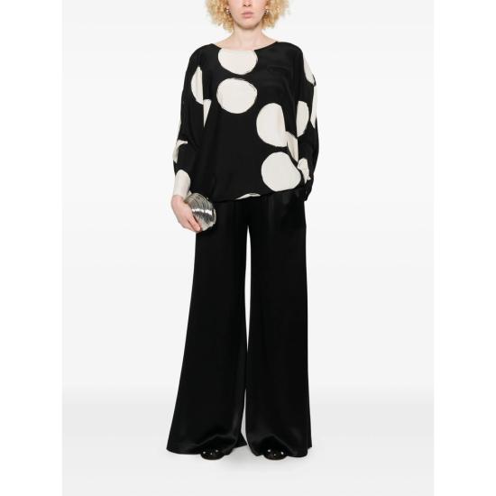 25FW 지안루카카페놀로 블라우스 25IT1008 700 WHITE BLACK WHITE - GIANLUCA CAPANNOLO