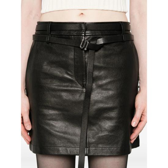 25FW 스포트막스 숏 스커트 PATTO 021 001 BLACK - SPORTMAX