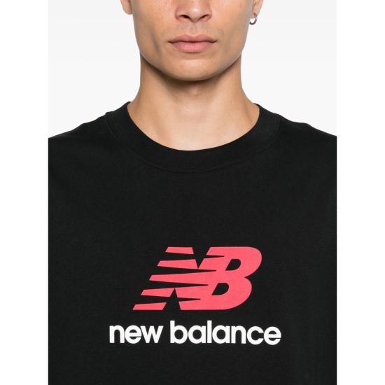 25FW 뉴발란스 반팔 티셔츠 MT51500BK BLACK - NEW BALANCE