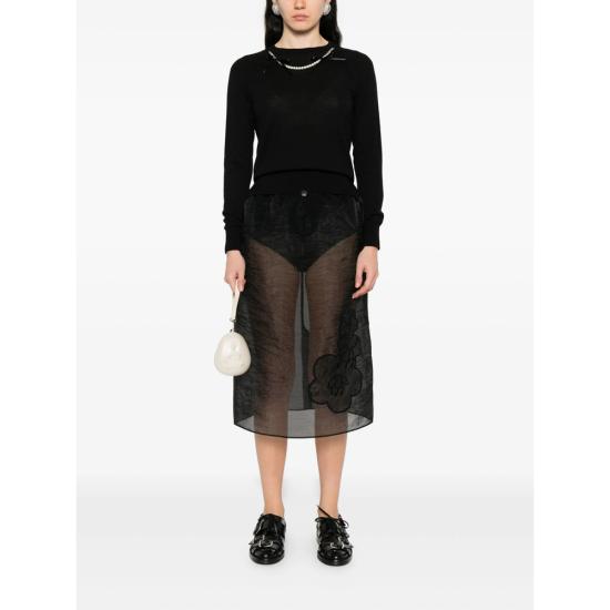 25FW 시몬로샤 자켓 KMK22B 0647 BKPEA BLACK - SIMONE ROCHA