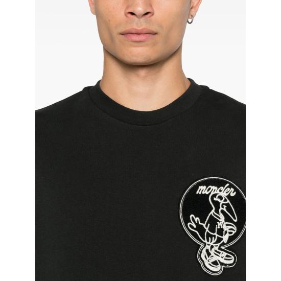 25FW 몽클레어 긴팔 티셔츠 899V4 8G000 19 998 BLACK - MONCLER