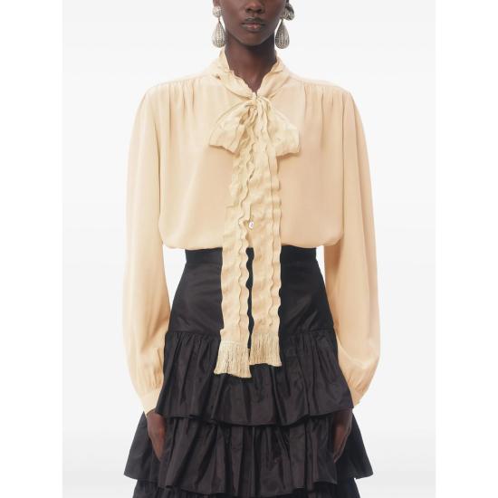 25SS 발렌티노 가라바니 블라우스 6B3AB77590F ET5 NEUTRALS - VALENTINO GARAVANI