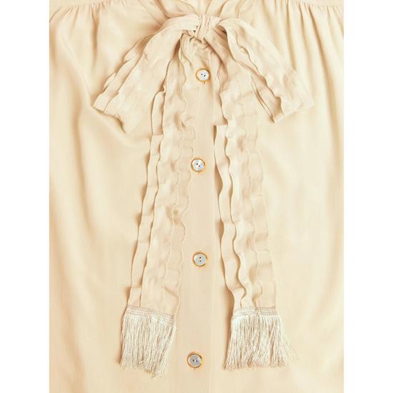 25SS 발렌티노 가라바니 블라우스 6B3AB77590F ET5 NEUTRALS - VALENTINO GARAVANI