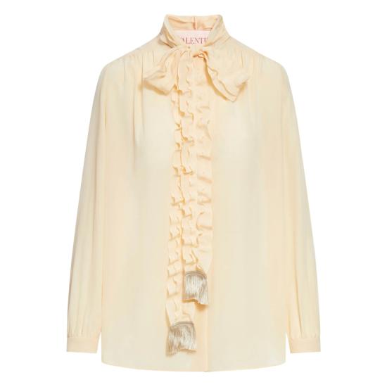 25SS 발렌티노 가라바니 블라우스 6B3AB77590F ET5 NEUTRALS