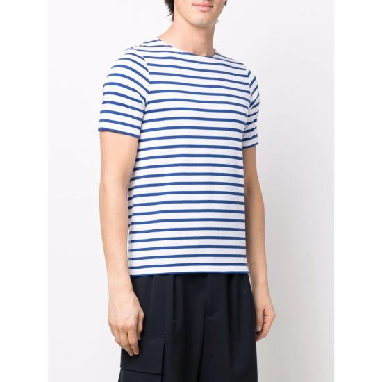 25FW 세인트제임스 탑 LEVANT MODERN 9863 NEIGI WHITE BLUE - SAINT JAMES