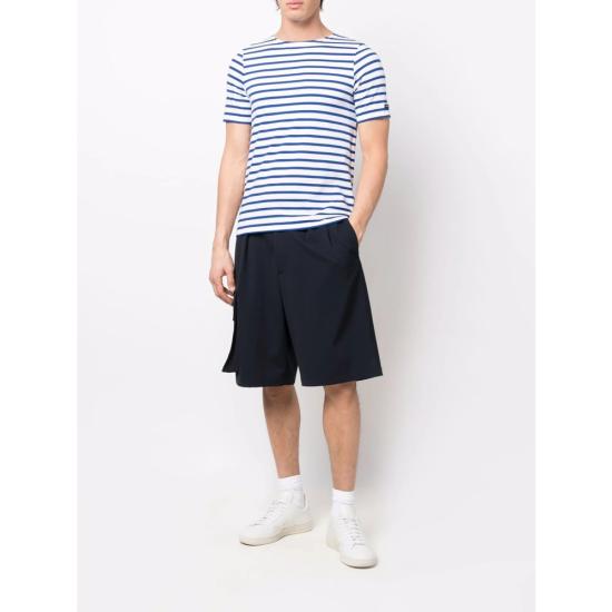 25FW 세인트제임스 탑 LEVANT MODERN 9863 NEIGI WHITE BLUE - SAINT JAMES