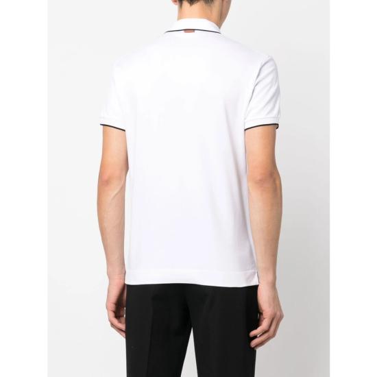 25FW 에르메네질도제냐 폴로 티셔츠 RE7358A5 B746 N00 WHITE - ERMENEGILDO ZEGNA