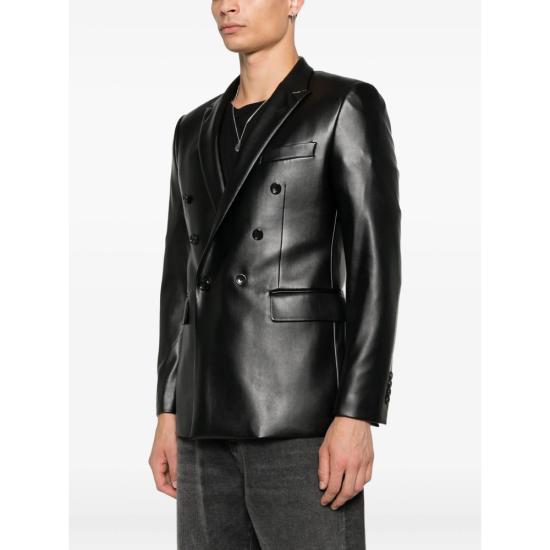 25FW 리버스1949 가죽 자켓 056512177 01 BLACK - REVERES 1949
