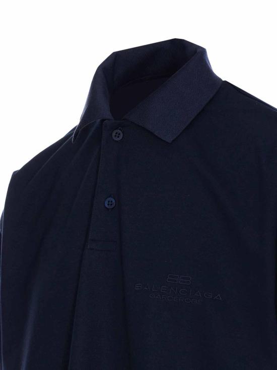 25SS 발렌시아가 폴로 티셔츠 813299TRVW48065 Blue - BALENCIAGA