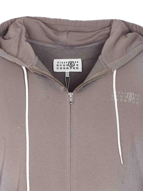  MM6 메종마르지엘라 후드 티셔츠 SH2HG0005M25013803 Grey - MM6 MAISON MARGIELA