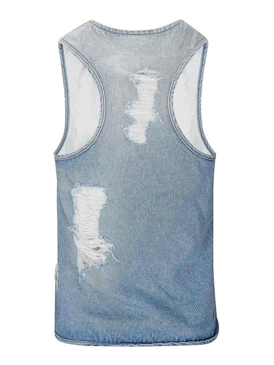  MM6 메종마르지엘라 베스트 S62FB0072M30018964 Medium Wash - MM6 MAISON MARGIELA