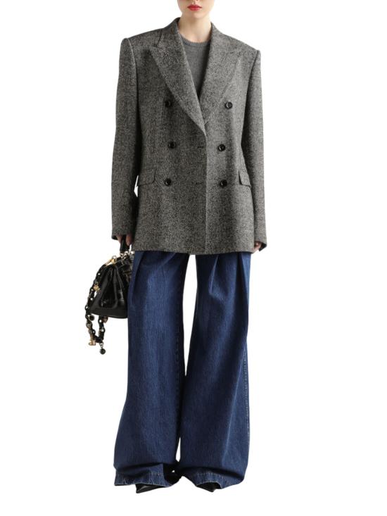 25FW 돌체앤가바나 스트레이트 팬츠 FTDB9DG8NR2 S9001 VARIANTE ABBINATA - DOLCE & GABBANA