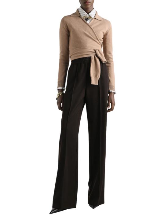 25FW 돌체앤가바나 스트레이트 팬츠 FTC6ZTFU2OW M0682 EBANO - DOLCE & GABBANA