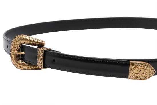 25FW 발렌티노 가라바니 벨트 T0SQ9QBH 0NO Black - VALENTINO GARAVANI