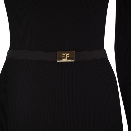 25FW 엘리자베타프랜치 미디 원피스 AM07B56E2 BLACK - ELISABETTA FRANCHI