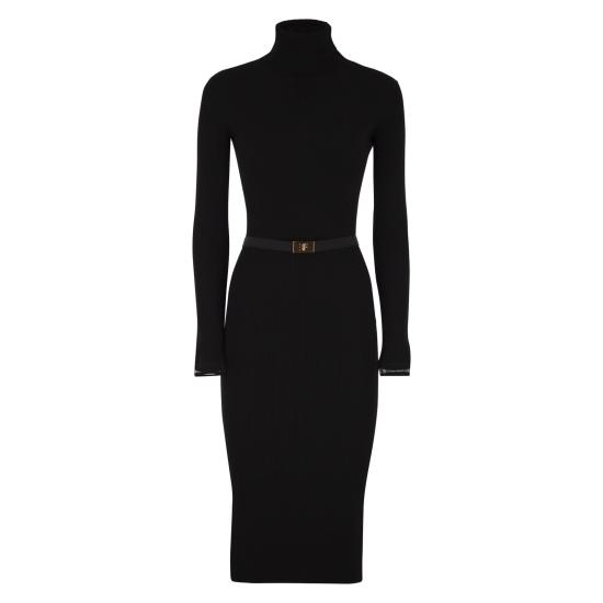 25FW 엘리자베타프랜치 미디 원피스 AM07B56E2 BLACK