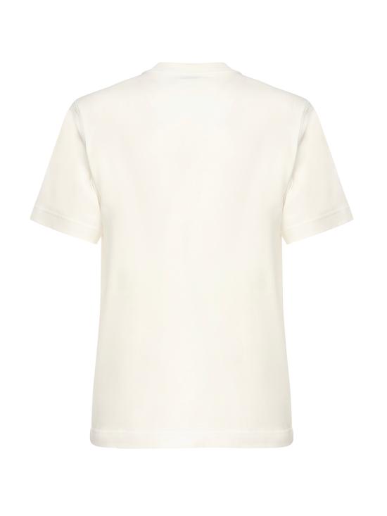 25FW 버버리 나이트 스탬프 코튼 티셔츠 8110112 B7078 White - BURBERRY